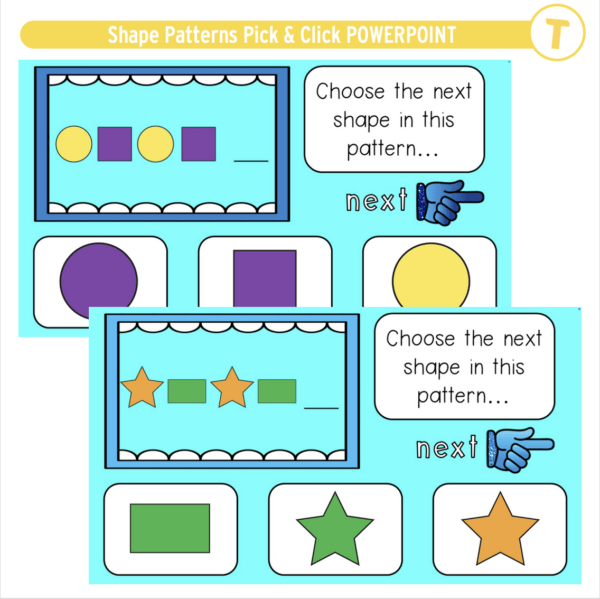 Shape Patterns Pick & Click POWERPOINT - Image 3